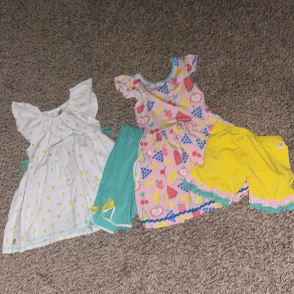 Wildflowers 4 piece matching set Girls 6/8